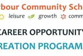 Career Opportunity – Recreation Programmer